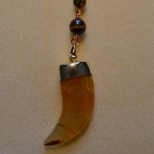 Agate and Tiger's Eye Necklace!